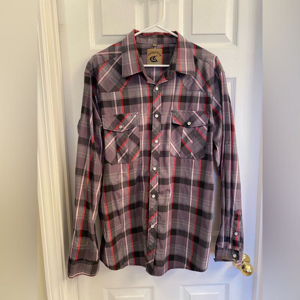 Western Pearl Snap Button Down